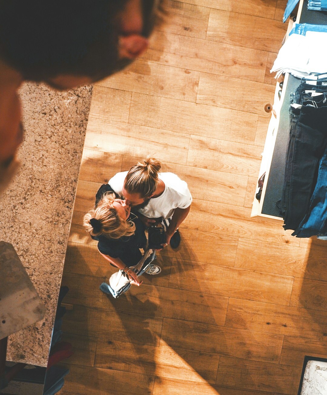 Team of professionals collaborating around a table in an office